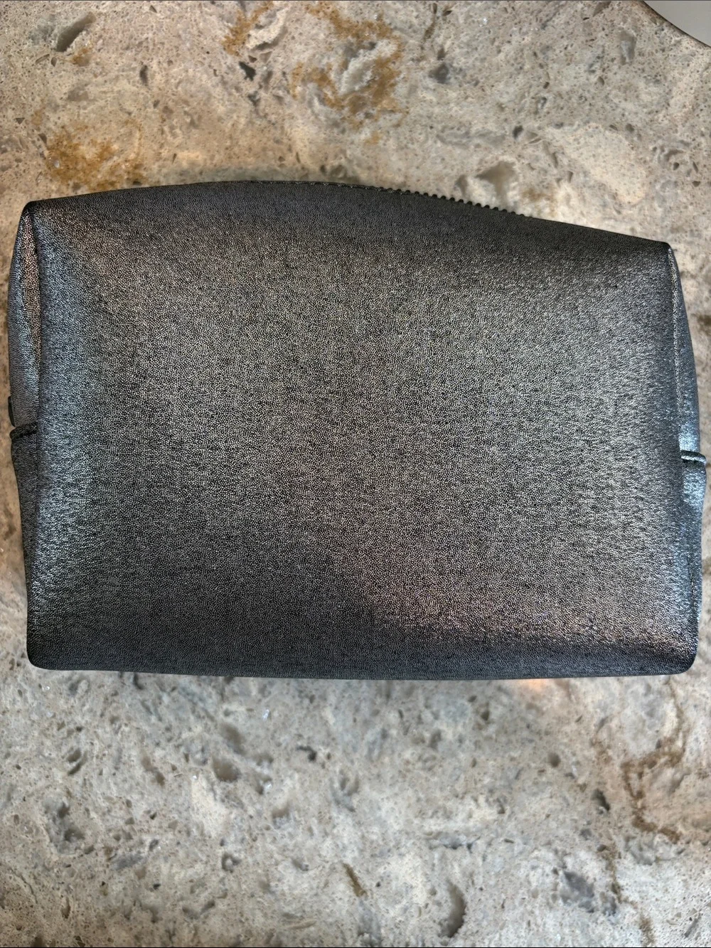 lululemon athletica Metallic Charcoal Cosmetic Pouch